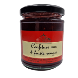 Confiture aux 4 fruits rouges