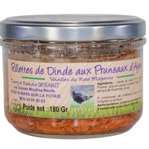 Rillettes de Dinde aux Pruneaux d'Agen
