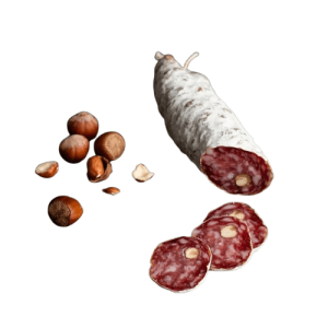 Saucisson sec aux noisettes