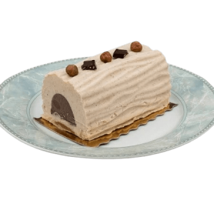 Bûche glacée " Eclat noisette"